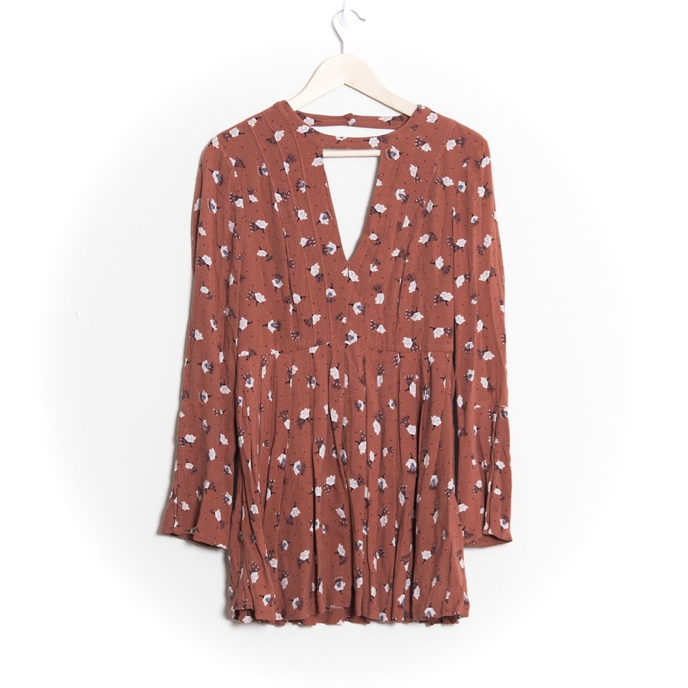 NWOT Free People Tegan Mini Dress Size 4 - Picture 2 of 8